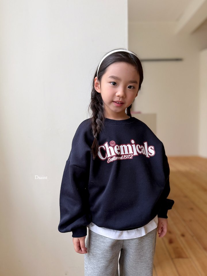 Dsaint - Korean Children Fashion - #fashionkids - Chem Round Patch Sweatshirt - 12