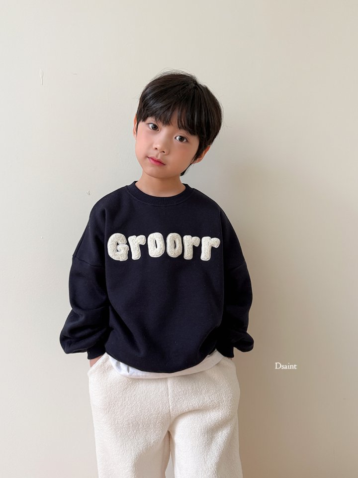 Dsaint - Korean Children Fashion - #fashionkids - Grrr Boucle Sweatshirt - 11