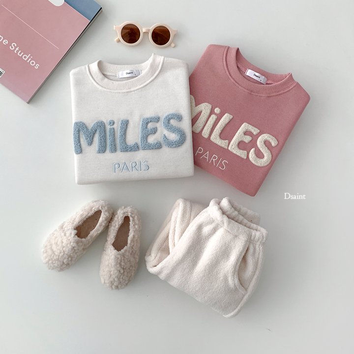 Dsaint - Korean Children Fashion - #fashionkids - Miles Paris Boucle Sweatshirt - 7