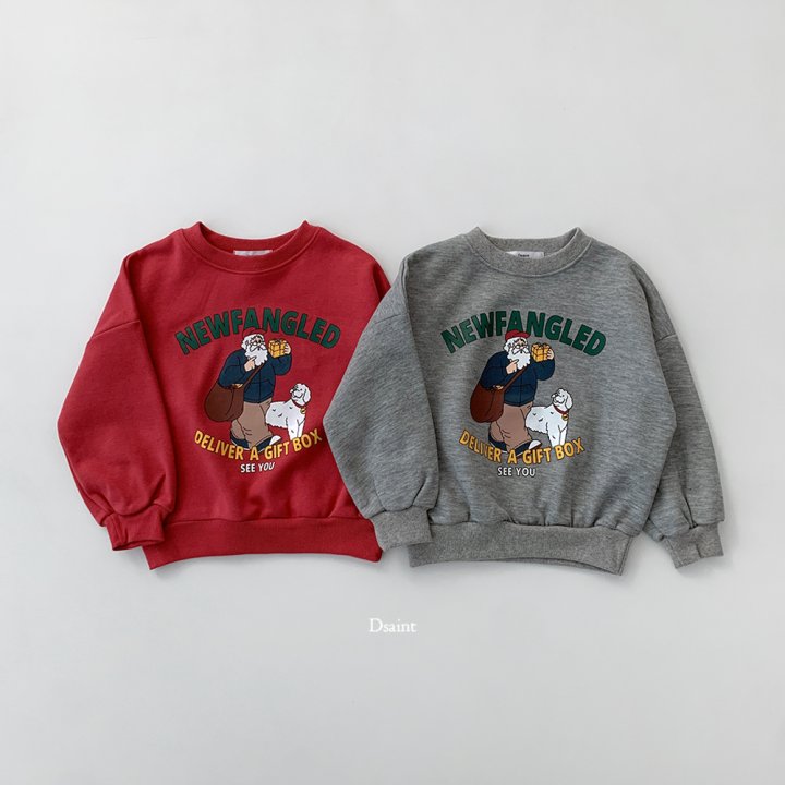 Dsaint - Korean Children Fashion - #kidsshorts - New Fan Grandpa Fleece Sweatshirt - 2