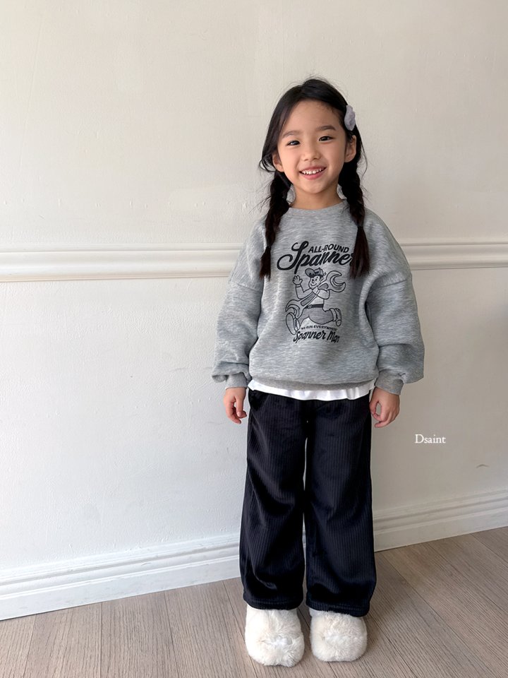Dsaint - Korean Children Fashion - #kidsshorts - Spanner Fleece Sweatshirt - 10