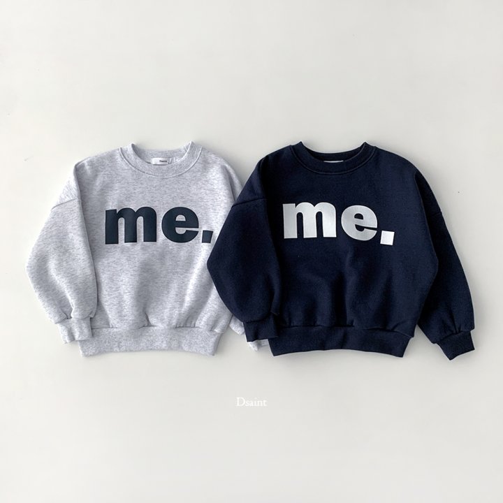 Dsaint - Korean Children Fashion - #kidsshorts - Me Fleece Sweatshirt - 2
