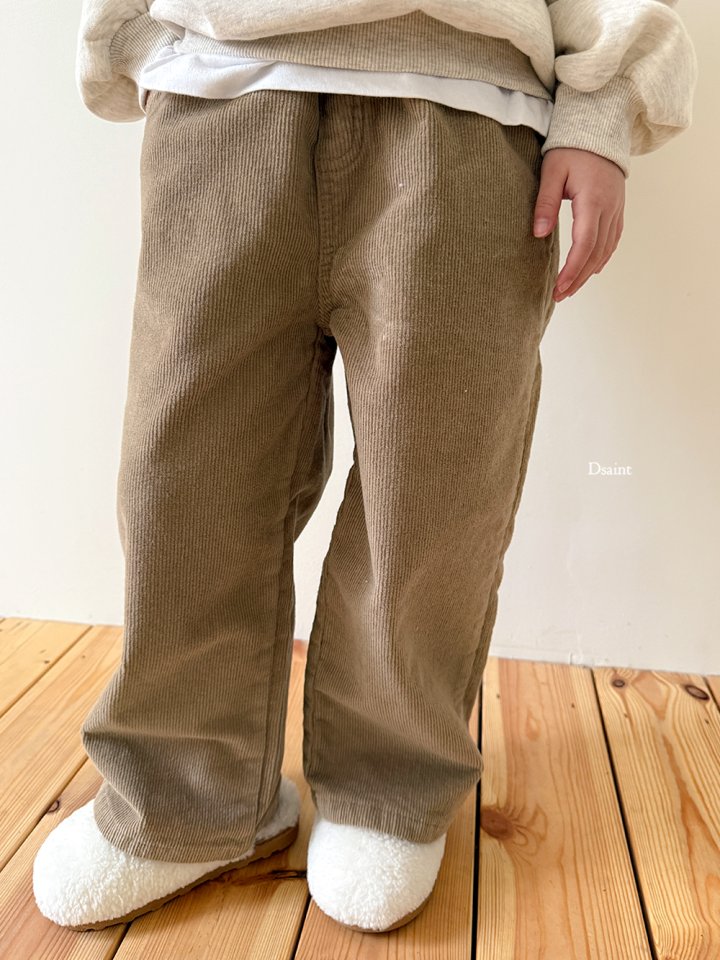 Dsaint - Korean Children Fashion - #kidsshorts - Bang Bang Ribbed Span Wide Pants - 10