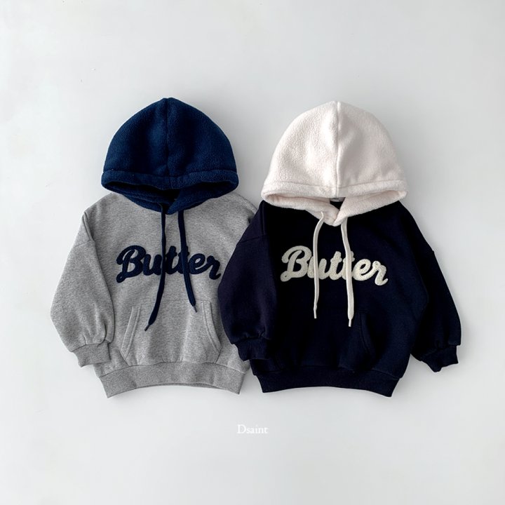 Dsaint - Korean Children Fashion - #kidsshorts - Butter Boucle Hoodie