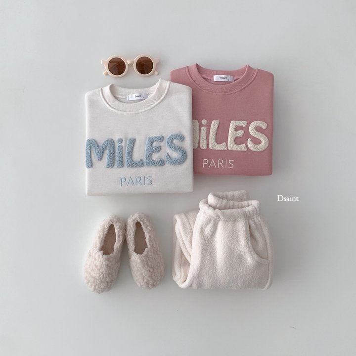 Dsaint - Korean Children Fashion - #kidsshorts - Miles Paris Boucle Sweatshirt - 8