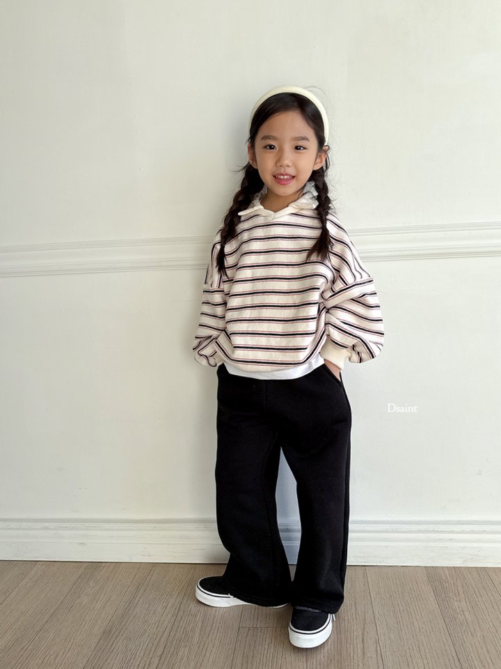 Dsaint - Korean Children Fashion - #kidsstore - Della Collar Double Fleece Sweatshirt - 10