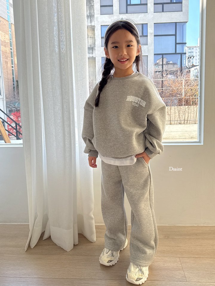 Dsaint - Korean Children Fashion - #kidsstore - Houston Wide Fleece Set - 12