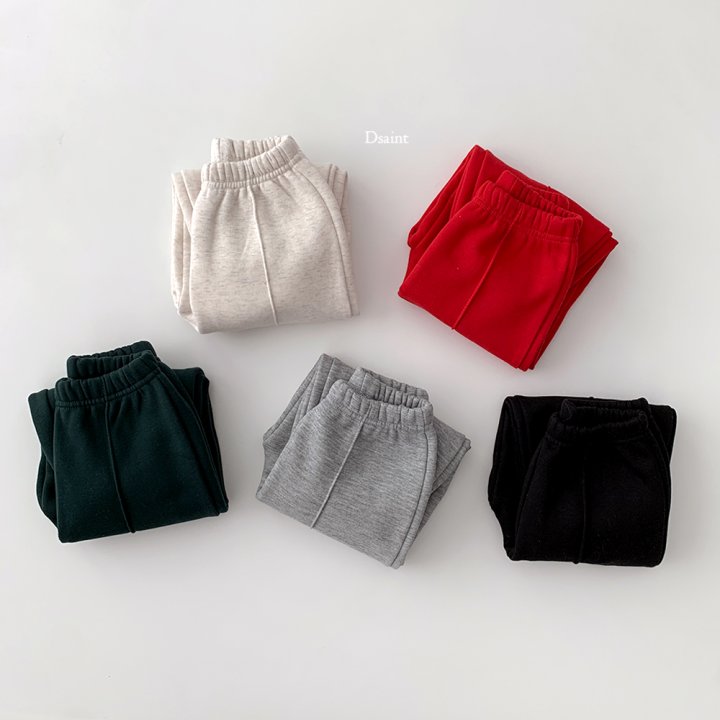 Dsaint - Korean Children Fashion - #kidzfashiontrend - Everyday Pintuck Fleece Pants - 3