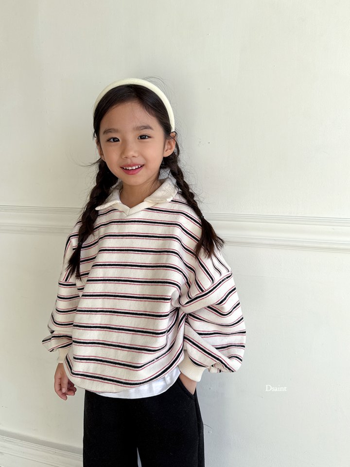 Dsaint - Korean Children Fashion - #kidzfashiontrend - Della Collar Double Fleece Sweatshirt - 11