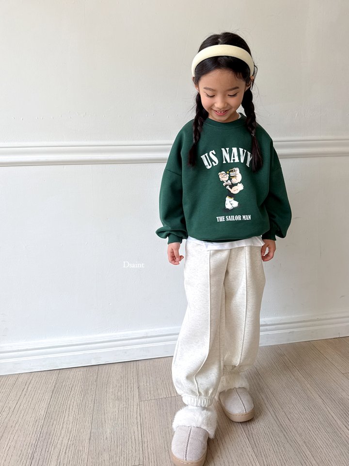 Dsaint - Korean Children Fashion - #kidzfashiontrend - US Popeye Fleece Sweatshirt - 10