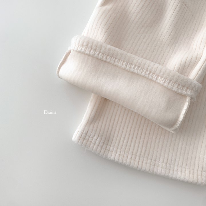 Dsaint - Korean Children Fashion - #kidzfashiontrend - Wide Ribbed Mink Pants - 8