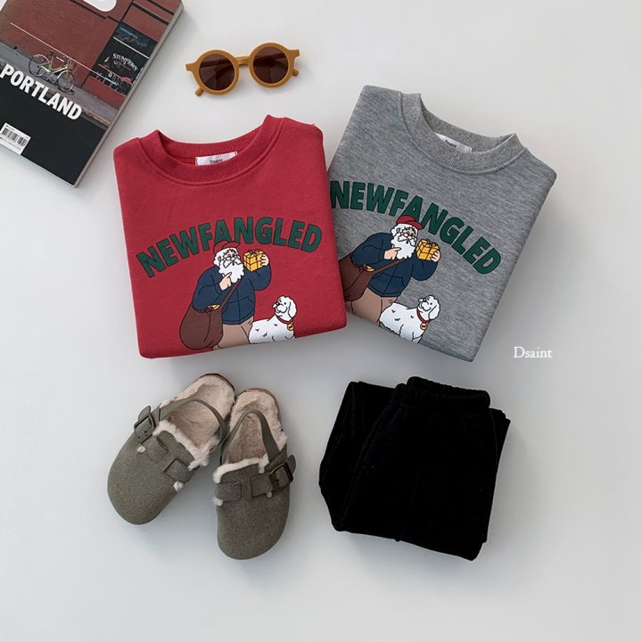 Dsaint - Korean Children Fashion - #littlefashionista - New Fan Grandpa Fleece Sweatshirt - 6