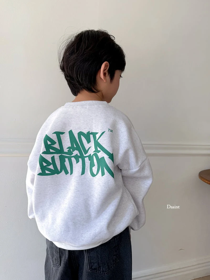 Dsaint - Korean Children Fashion - #littlefashionista - Front Back Black Button Fleece Sweatshirt - 9