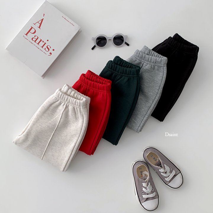Dsaint - Korean Children Fashion - #littlefashionista - Everyday Pintuck Fleece Pants - 5