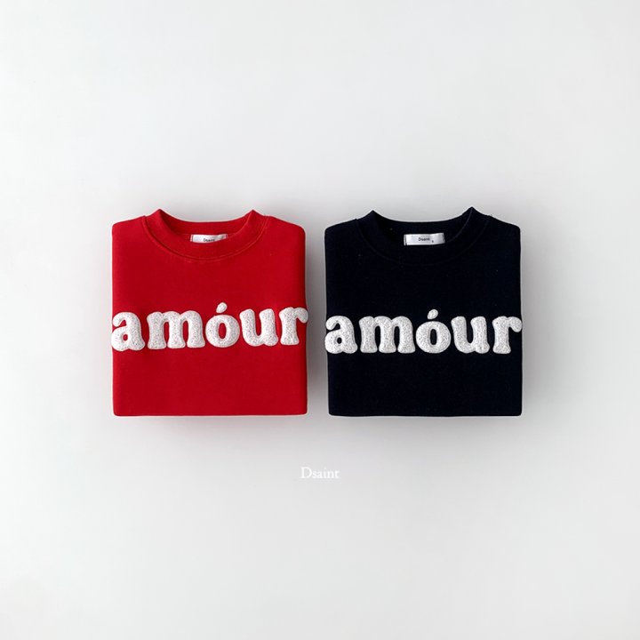 Dsaint - Korean Children Fashion - #littlefashionista - Amour Boucle Fleece Sweatshirt - 3