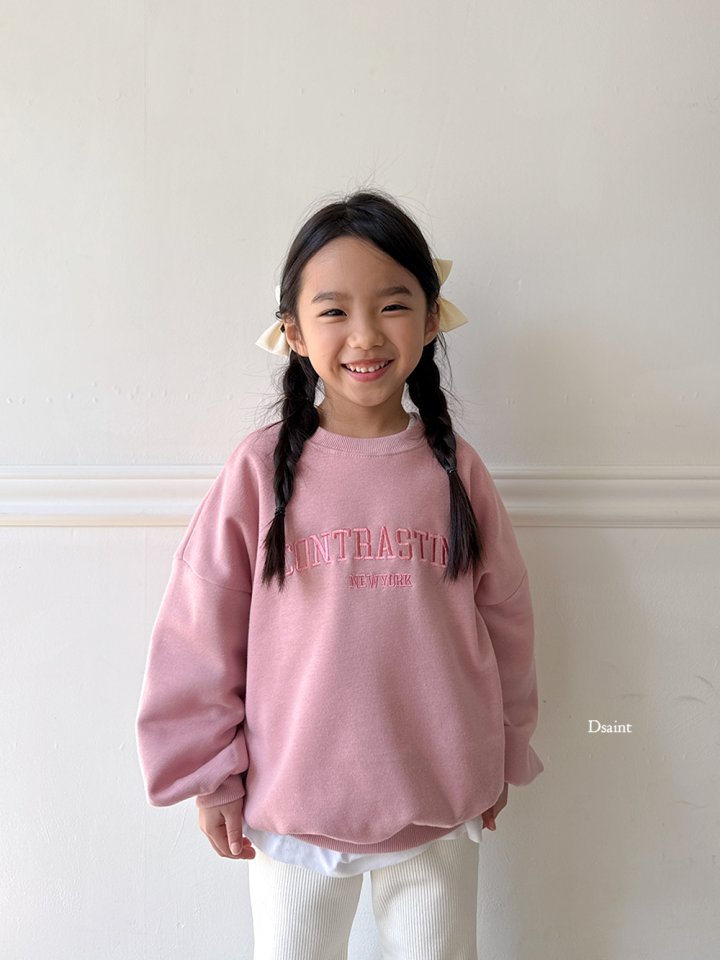 Dsaint - Korean Children Fashion - #magicofchildhood - Contrasting Fleece Sweatshirt - 11