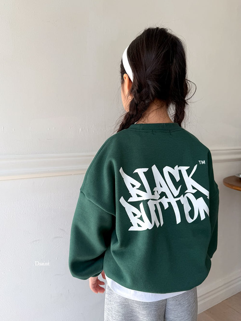 Dsaint - Korean Children Fashion - #magicofchildhood - Front Back Black Button Fleece Sweatshirt - 10