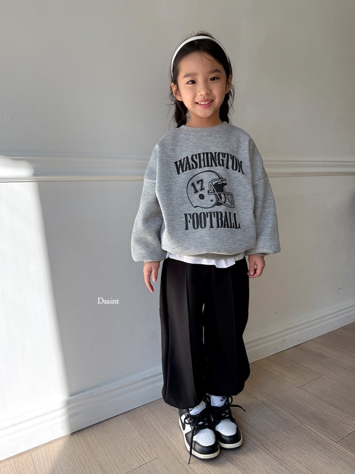 Dsaint - Korean Children Fashion - #magicofchildhood - Football Fleece Sweatshirt - 9