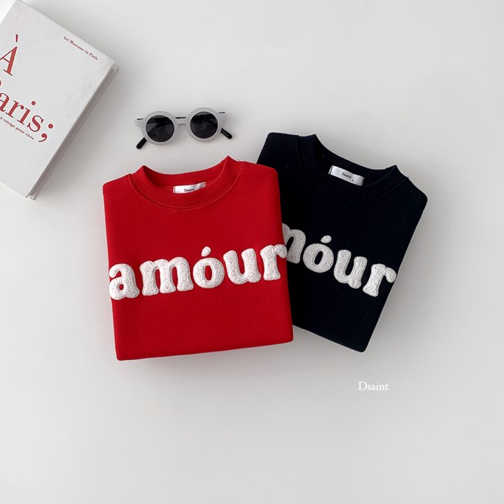 Dsaint - Korean Children Fashion - #littlefashionista - Amour Boucle Fleece Sweatshirt - 4