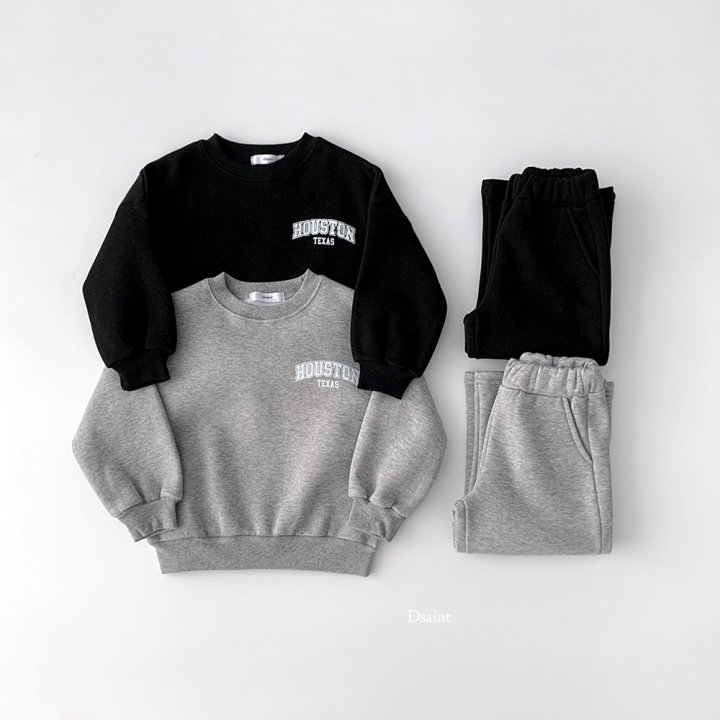 Dsaint - Korean Children Fashion - #magicofchildhood - Houston Wide Fleece Set - 2