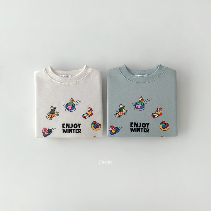 Dsaint - Korean Children Fashion - #magicofchildhood - Enjoy Winter Fleece Sweatshirt