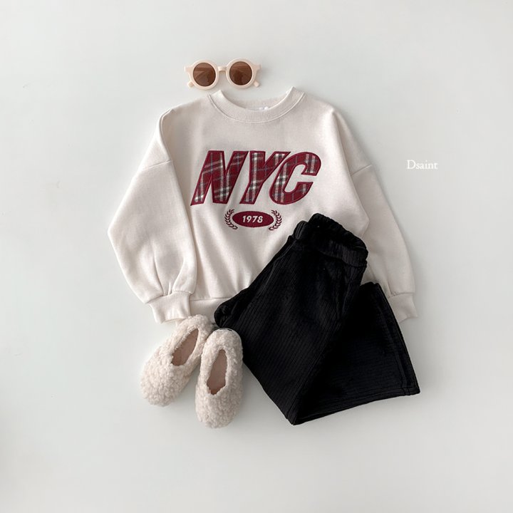 Dsaint - Korean Children Fashion - #magicofchildhood - Wide Ribbed Mink Pants - 11