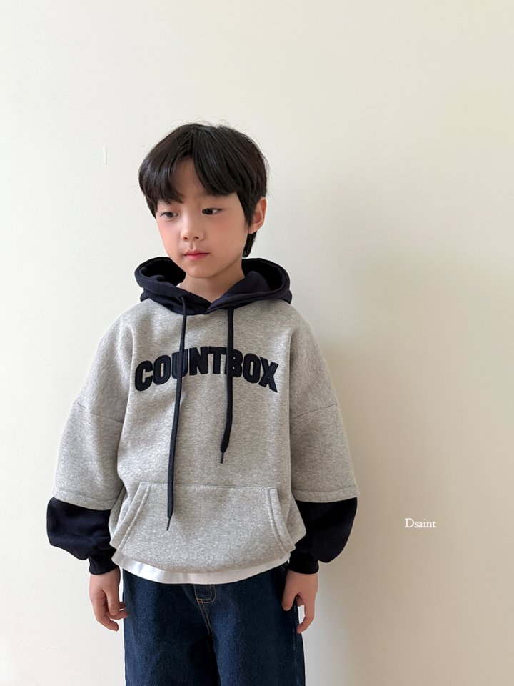 Dsaint - Korean Children Fashion - #magicofchildhood - Count Panel Hoodie - 7