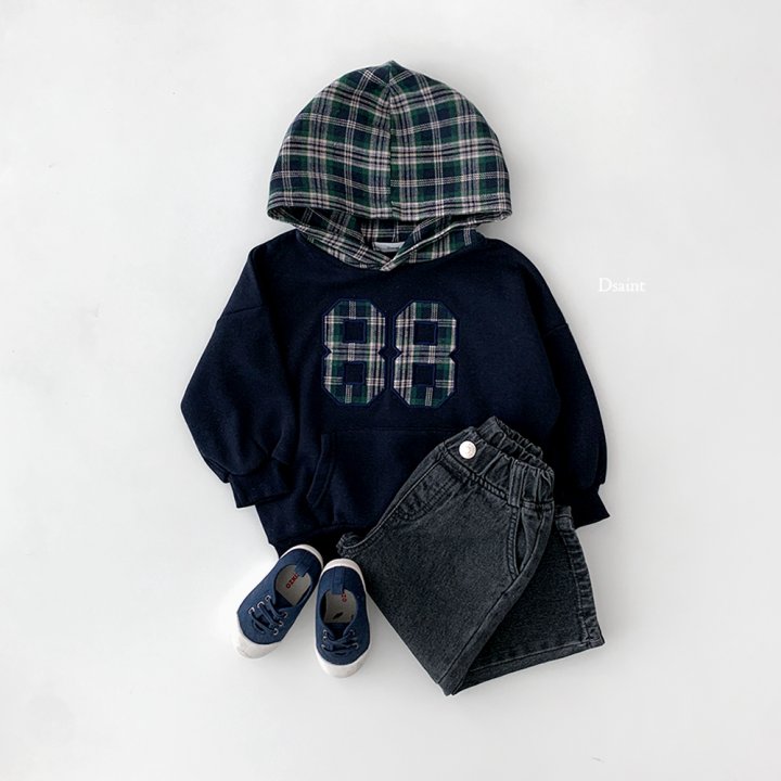 Dsaint - Korean Children Fashion - #magicofchildhood - 88 Check Hoodie - 5