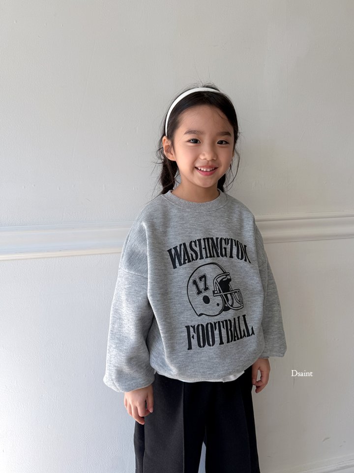 Dsaint - Korean Children Fashion - #minifashionista - Football Fleece Sweatshirt - 10