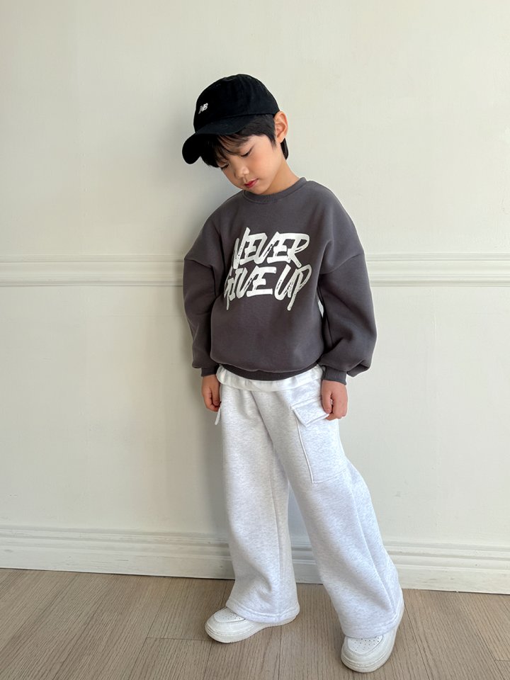 Dsaint - Korean Children Fashion - #minifashionista - Daimaru Cargo Fleece Wide Pants - 12