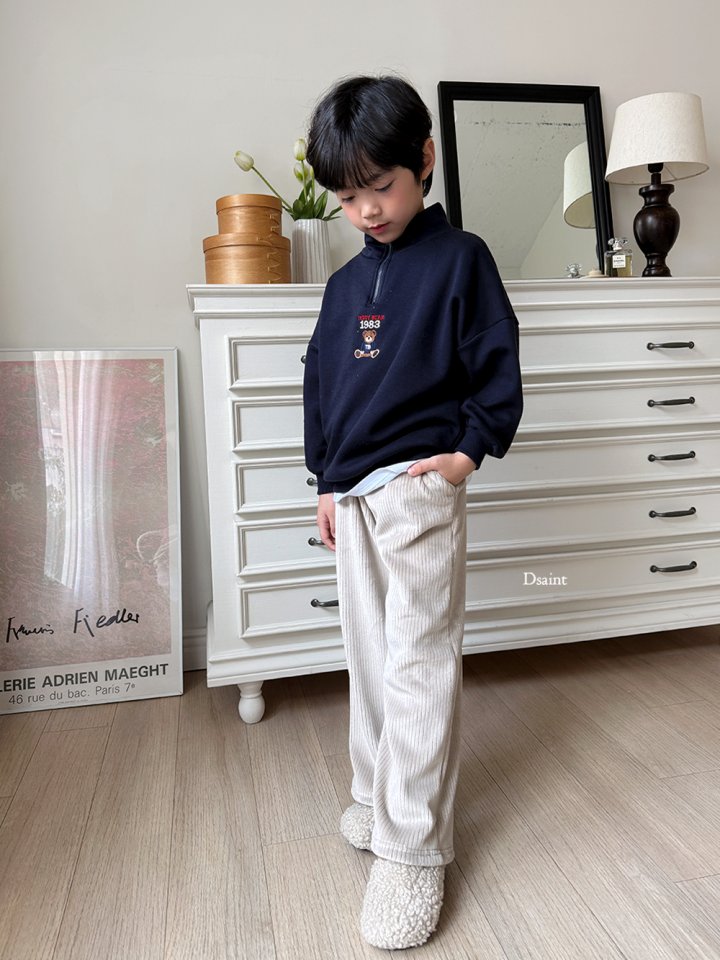 Dsaint - Korean Children Fashion - #minifashionista - Wide Ribbed Mink Pants - 12