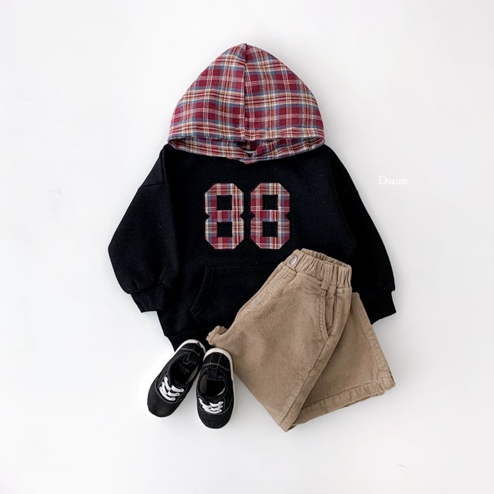 Dsaint - Korean Children Fashion - #minifashionista - 88 Check Hoodie - 6