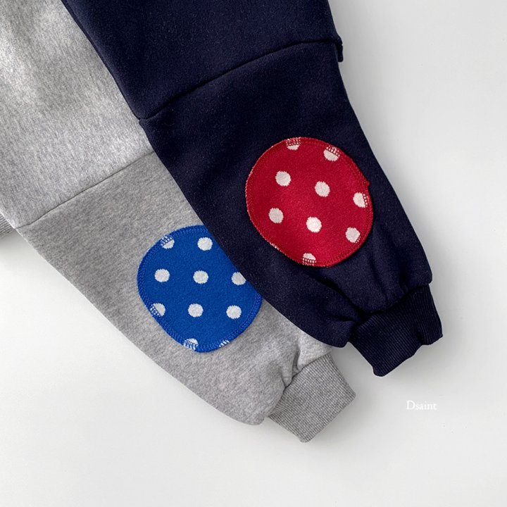 Dsaint - Korean Children Fashion - #minifashionista - Chem Round Patch Sweatshirt - 5