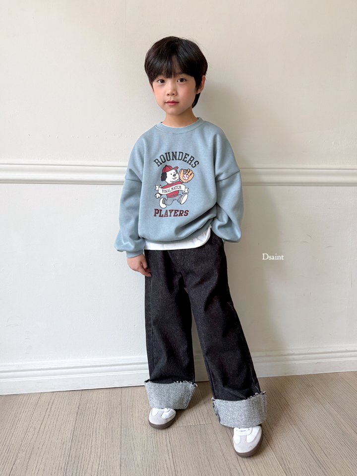 Dsaint - Korean Children Fashion - #prettylittlegirls - Rounders Fleece Sweatshirt - 11