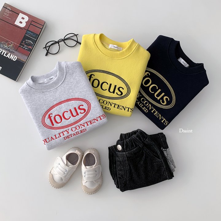 Dsaint - Korean Children Fashion - #prettylittlegirls - Focus Double Fleece Sweatshirt - 5
