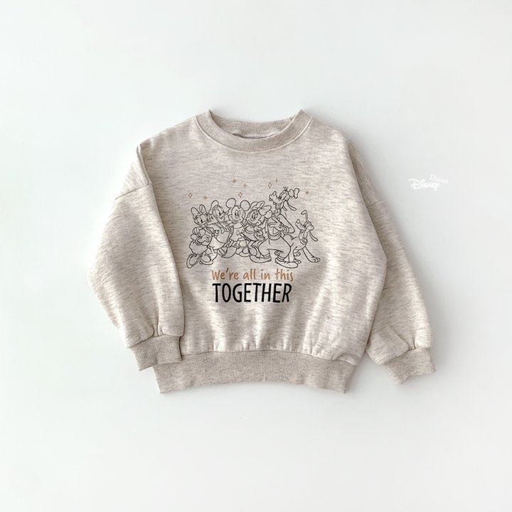 Dsaint - Korean Children Fashion - #stylishchildhood - Together Friends Fleece Sweatshirt