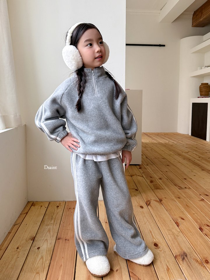 Dsaint - Korean Children Fashion - #stylishchildhood - Double Line Turtleneck Reversible Set - 11