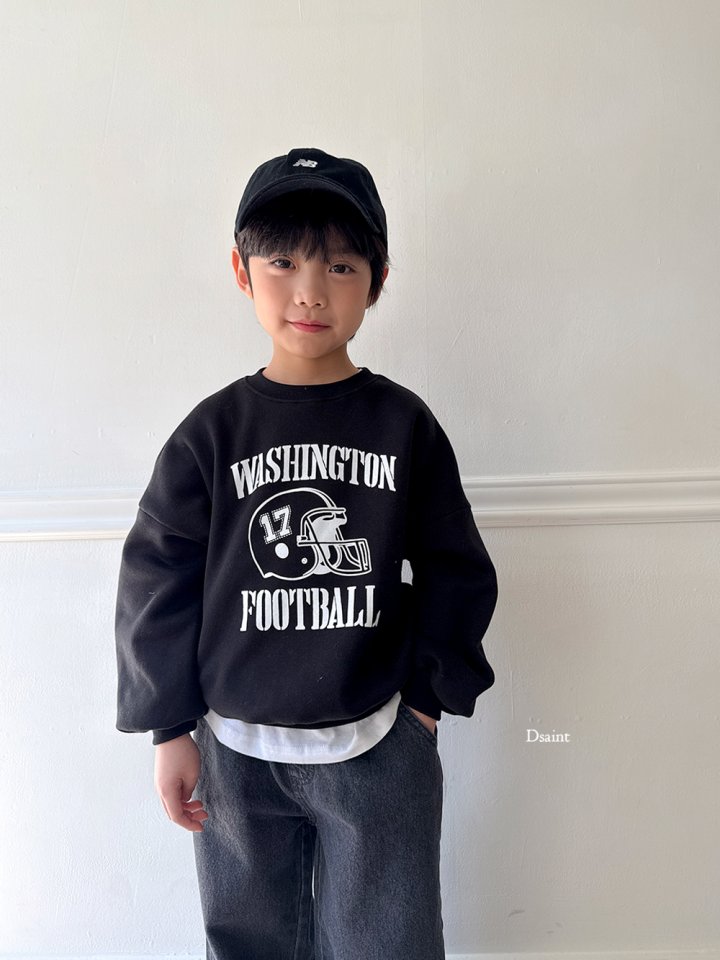 Dsaint - Korean Children Fashion - #todddlerfashion - Football Fleece Sweatshirt - 12