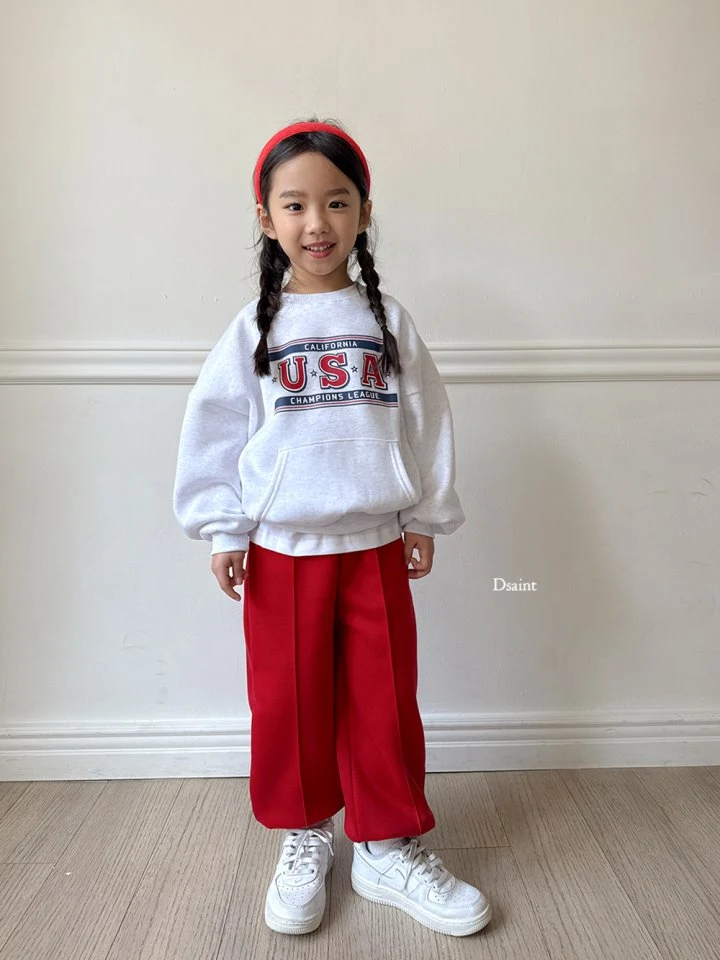 Dsaint - Korean Children Fashion - #todddlerfashion - USA Kangaroo Fleece Sweatshirt - 10