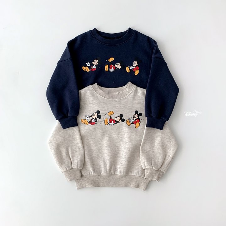Dsaint - Korean Children Fashion - #todddlerfashion - Stretching M Fleece Sweatshirt - 2