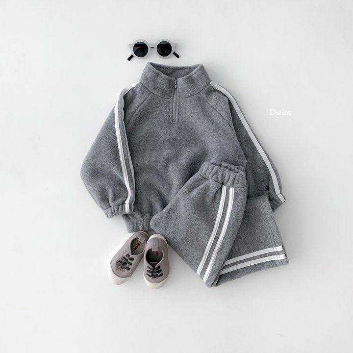 Dsaint - Korean Children Fashion - #todddlerfashion - Double Line Turtleneck Reversible Set - 9
