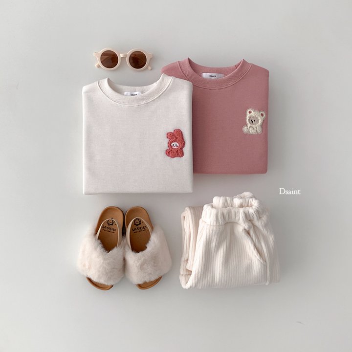 Dsaint - Korean Children Fashion - #todddlerfashion - Chokomi Boucle Sweatshirt - 8