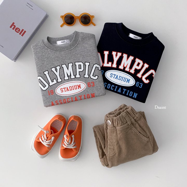Dsaint - Korean Children Fashion - #todddlerfashion - Olympic Sweatshirt - 7