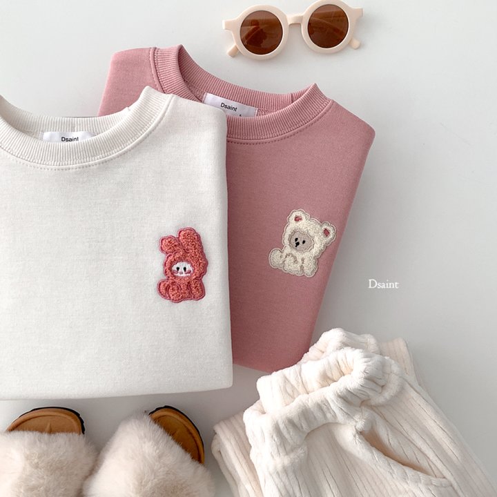 Dsaint - Korean Children Fashion - #toddlerclothing - Chokomi Boucle Sweatshirt - 9