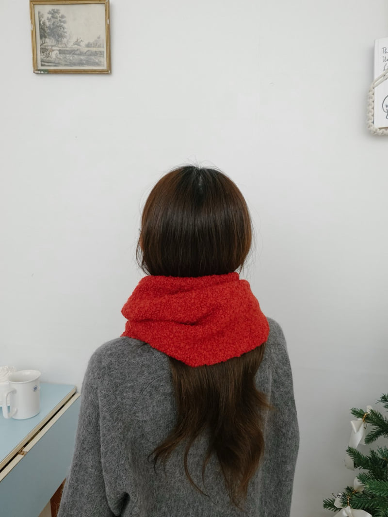 Eeiitt - Korean Women Fashion - #momslook - Wool Boucle Muffler Fringe Scarf - 9