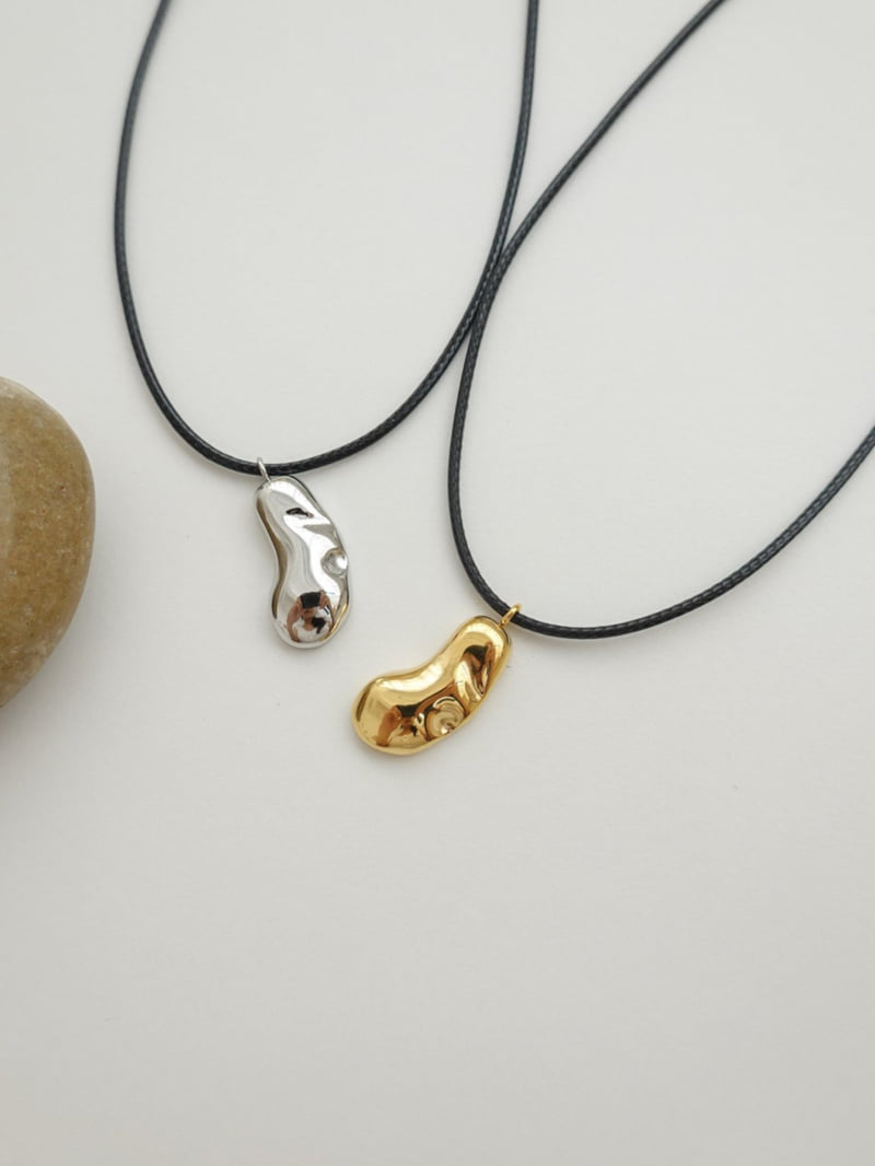 Eeiitt - Korean Women Fashion - #momslook - Cone Sleeve Necklace - 2