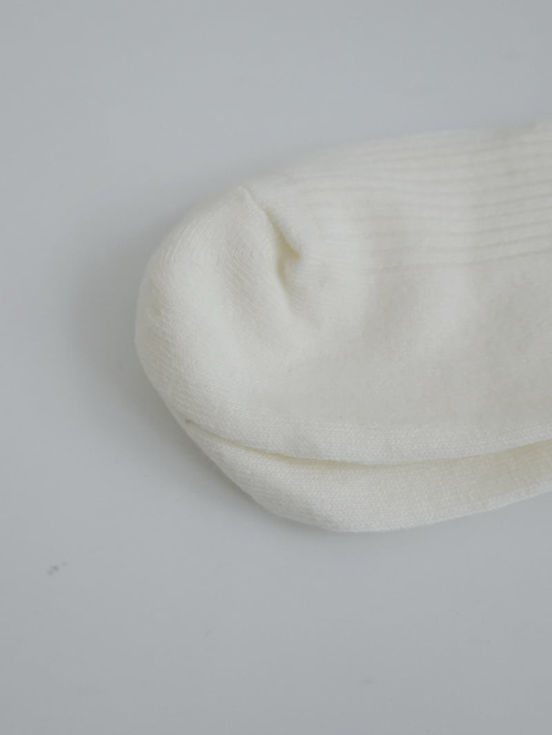 Eeiitt - Korean Women Fashion - #momslook - Corin Cotton Knee Socks Ribbed Plain Socks - 8