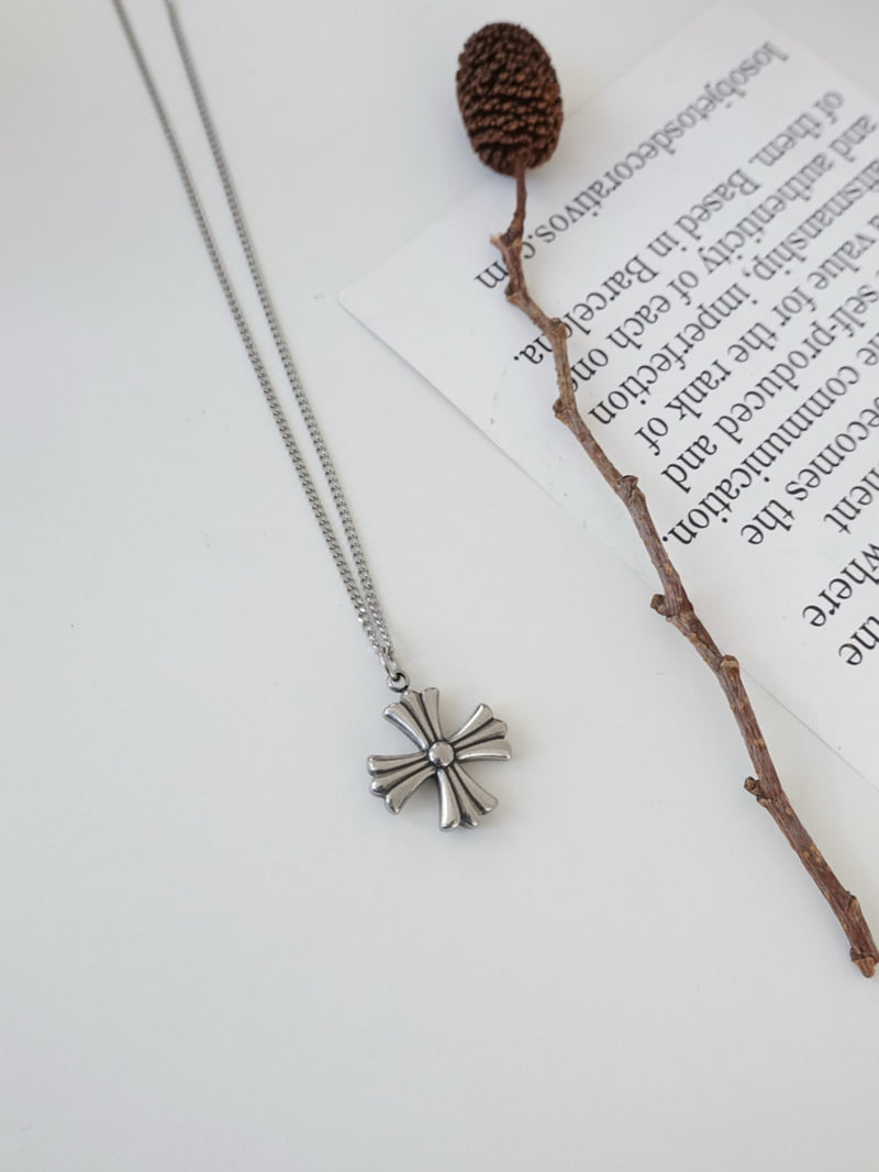 Eeiitt - Korean Women Fashion - #momslook - Steel Kairun Necklace - 6
