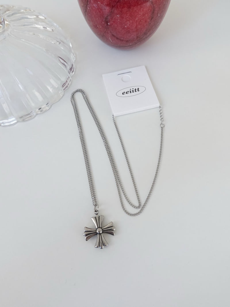 Eeiitt - Korean Women Fashion - #momslook - Steel Kairun Necklace - 8