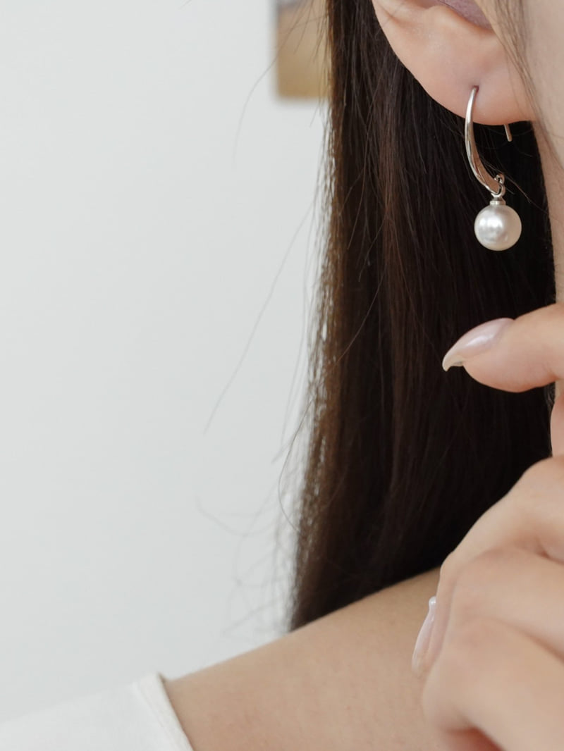Eeiitt - Korean Women Fashion - #momslook - Chill Pearl Earrings - 11